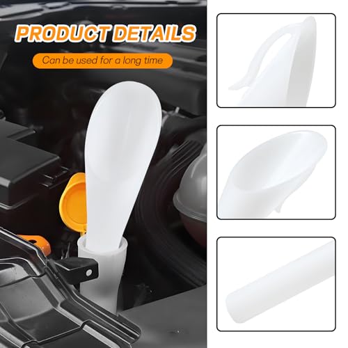 Hbxdeco 2PCS Fuel Filler Gas Tank Funnel Tube, 8U5Z17B068B Fuel Tank Filler Tube Neck Sleeve Replaces 8U5A17B068AD, 8U5Z17B068A, Compatible with F150 Explorer MKC MKT Mariner Milan - Image 3