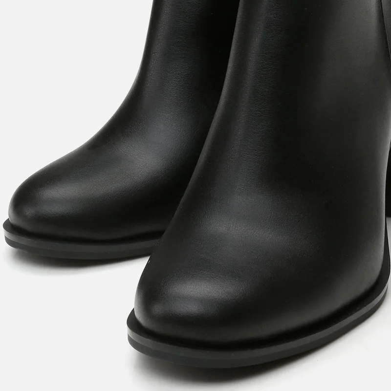 Hotiç 01BOH295370A100 BLACK Women's High Heel Boots