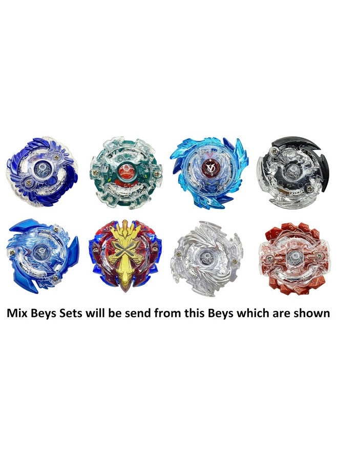 Bestie toys Bestie toys Blade Burst Turbo Special 'God Layer Spinners Attack Defense Balance Metal Ringed Spinner Bey Burst with Launcher(Randon 3 top Will be Send and 1 Launcher with Handle)  - Image 2