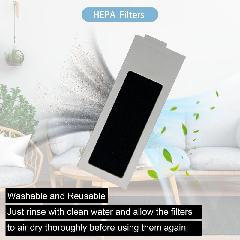 iKuKurun 24 Pack Replacement Parts for ECOVACS Deebot T20 Omni / T20 Max / T20 Pro Robot Vacuumï¼ŒIncludes Main brushes, HEPA filter, Mop pad, Dust bag and Side brushes - Image 4