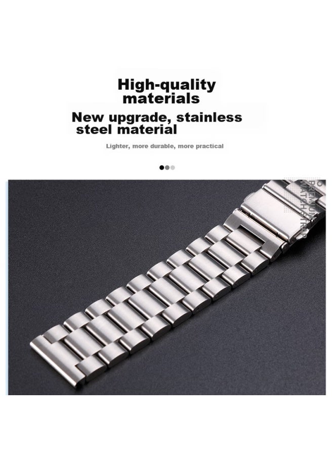 Wei Qiantu Weiqiantu Compatible With Huawei Watch Bands Gt5/5pro/watch5/4/4pro/3/3pro/gt4/3/2 Stainless Steel Metal Watch Band For Men And Women, 46mm Dial - Image 4