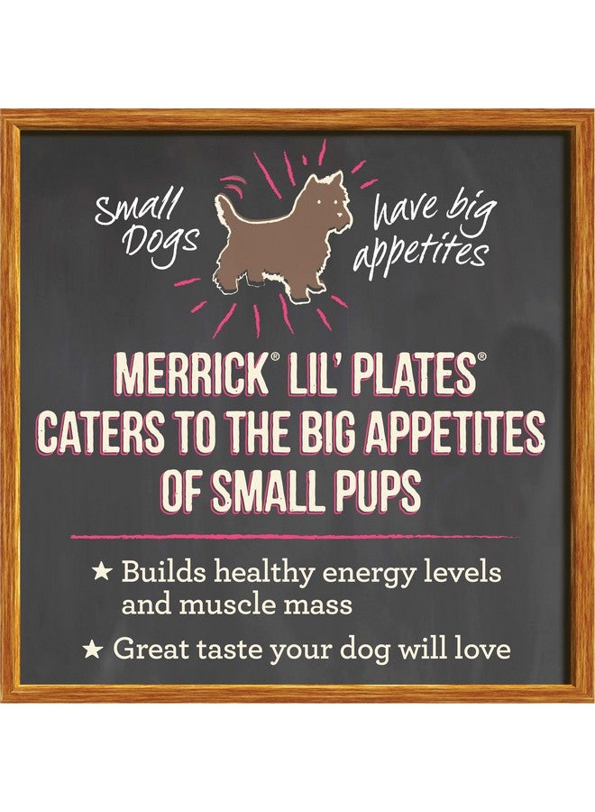 Merrick Lil’ Plates Petite Pates Premium Grain Free Wet Dog Food Variety Pack, Natural Beef, Chicken, Turkey - (Pack of 12) 3 oz. Cans - Image 4