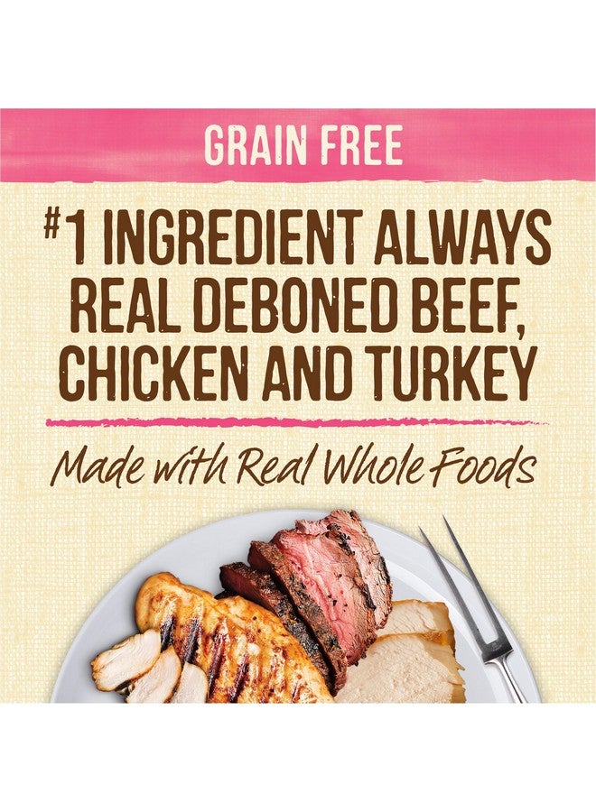 Merrick Lil’ Plates Petite Pates Premium Grain Free Wet Dog Food Variety Pack, Natural Beef, Chicken, Turkey - (Pack of 12) 3 oz. Cans - Image 3