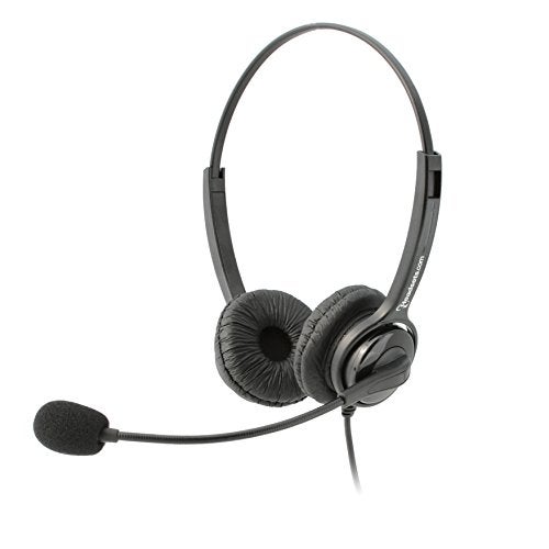 Executive Pro Overture | Premium Dual-Ear Noise-Canceling USB Headset for Computer | Mac & PC Compatible - Skype, Teams, Zoom | Office Headset with Microphone - Image 2