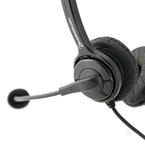 Executive Pro Overture | Premium Dual-Ear Noise-Canceling USB Headset for Computer | Mac & PC Compatible - Skype, Teams, Zoom | Office Headset with Microphone - Image 3