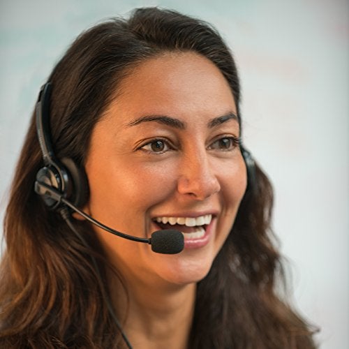 Executive Pro Overture | Premium Dual-Ear Noise-Canceling USB Headset for Computer | Mac & PC Compatible - Skype, Teams, Zoom | Office Headset with Microphone - Image 5