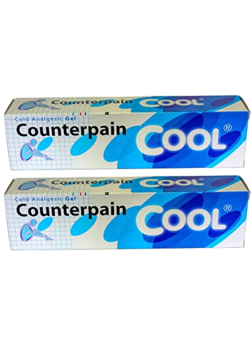 Counterpain Cool Relieves Muscular Aches And Pain Cold Analgesic Gel 2x120g  - Image 1