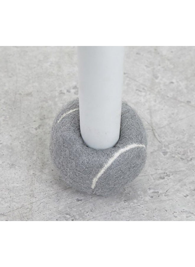 4 قطع كرات تنس مقطوعة مسبقًا للمشاة والأثاث، شديدة التحمل، وسادة من اللباد، تحمي الأرضيات والكراسي والمكاتب، للاستخدام المنزلي وكبار السن - Image 2