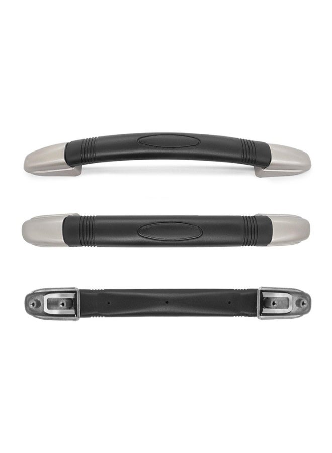 كوفوز حزام مقبض الأمتعة ، 225mm طويل البلاستيك الأسود استبدال حزام سبيكة الزنك للحقيبة ، صندوق ، صندوق الأدوات ، أكياس الغيتار - Image 1