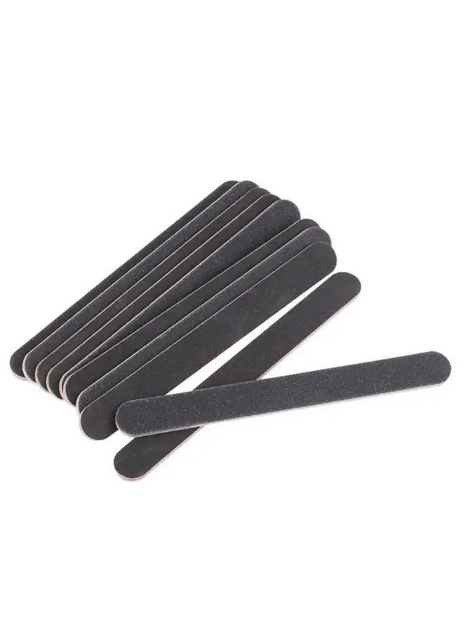 4 قطع من مبردات الأظافر المهنية ذات الوجهين خشن وناعم لتنعيم الأظافر في العناية باليدين والقدمين - Image 4