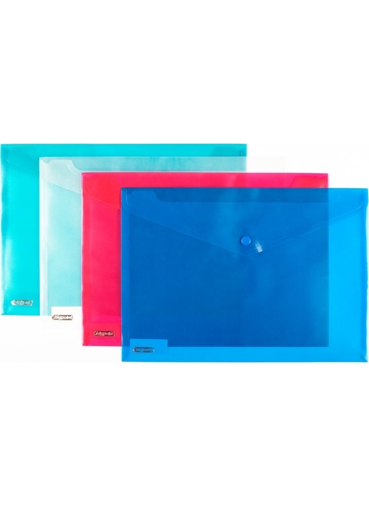 Bigpoint BP234-03 Zipper File A3 Transparent  - Image 2