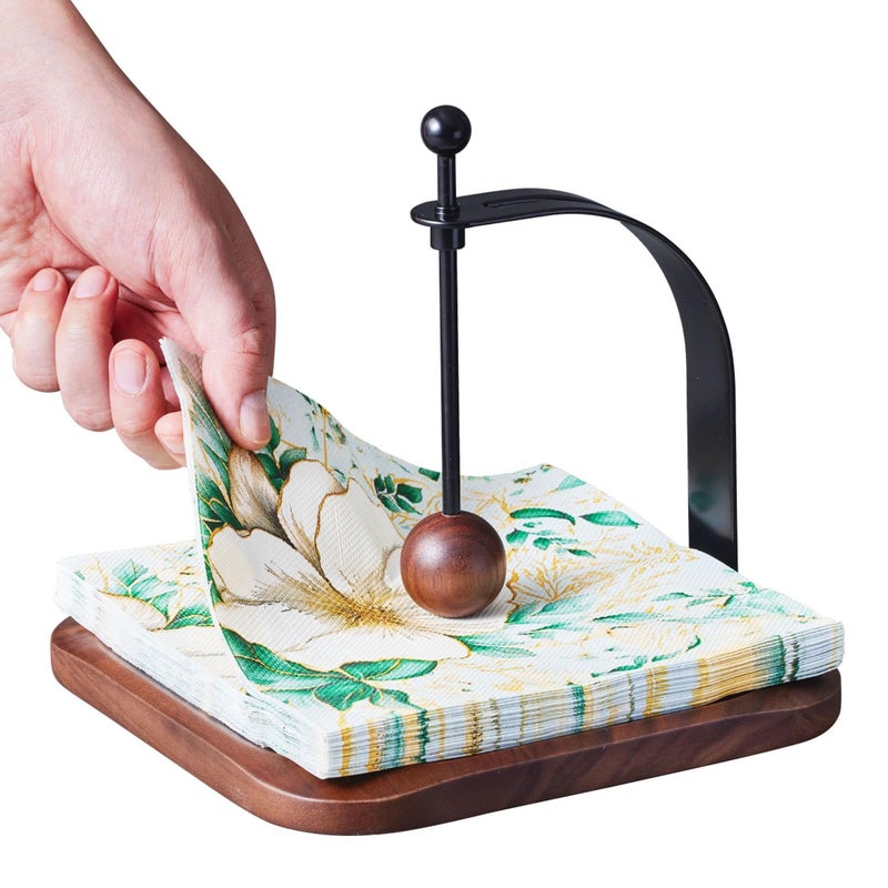 celestree Black Walnut Napkin Holder - Image 1