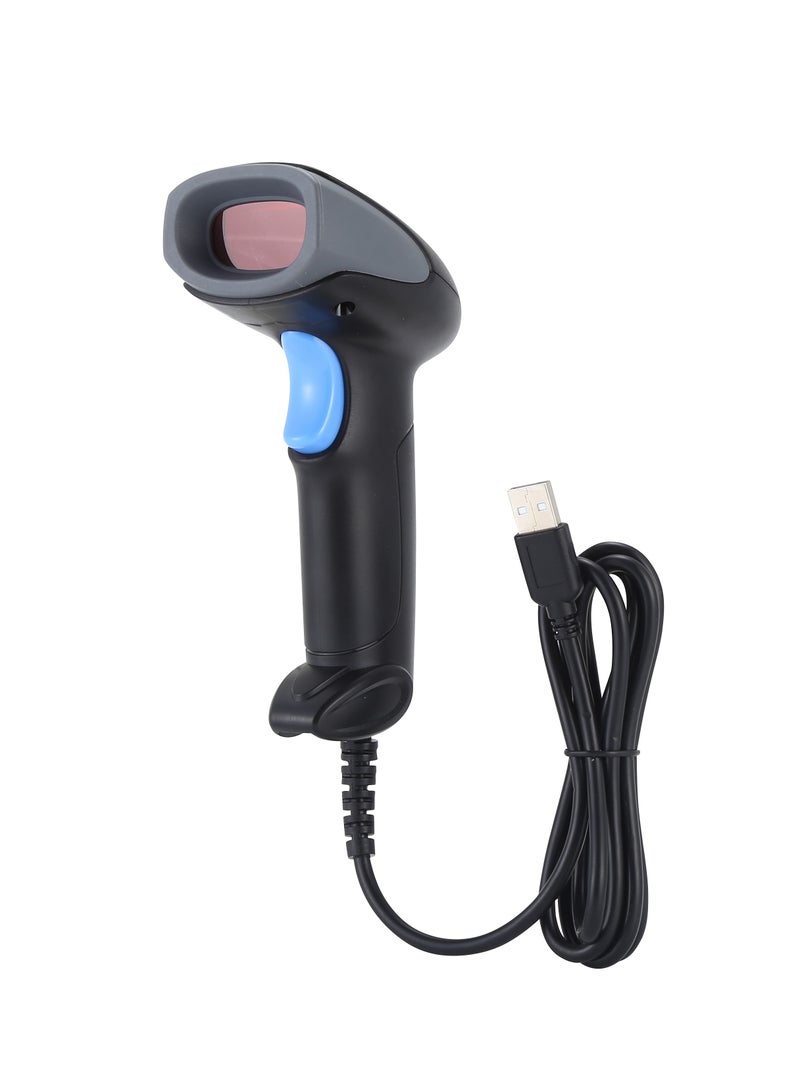 Black Wireless 1D Barcode Scanner Handheld Cordless Bar Code Reader 2000mAh Battery for Supermarket Payment Convenience Store Warehouse Inventory - Image 5
