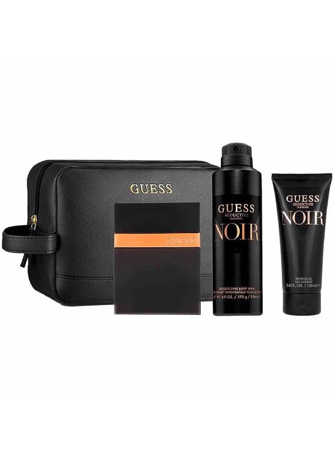 Seductive Homme Noir For Men EDT 100ml + Shower Gel 100ml + Body Spray 226ml + Pouch Gift Set - pzsku/Z0C0A2CE747CD9D4E85F4Z/45/_/1736247965/ffa99cb2-17b6-4bb3-83a2-892a3993cd09