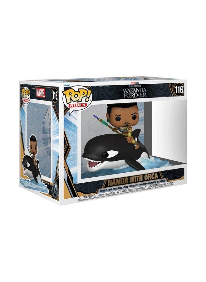 Funko Pop! Ride Super Deluxe: Black Panther Wakanda Forever Namor With Orca - Image 3
