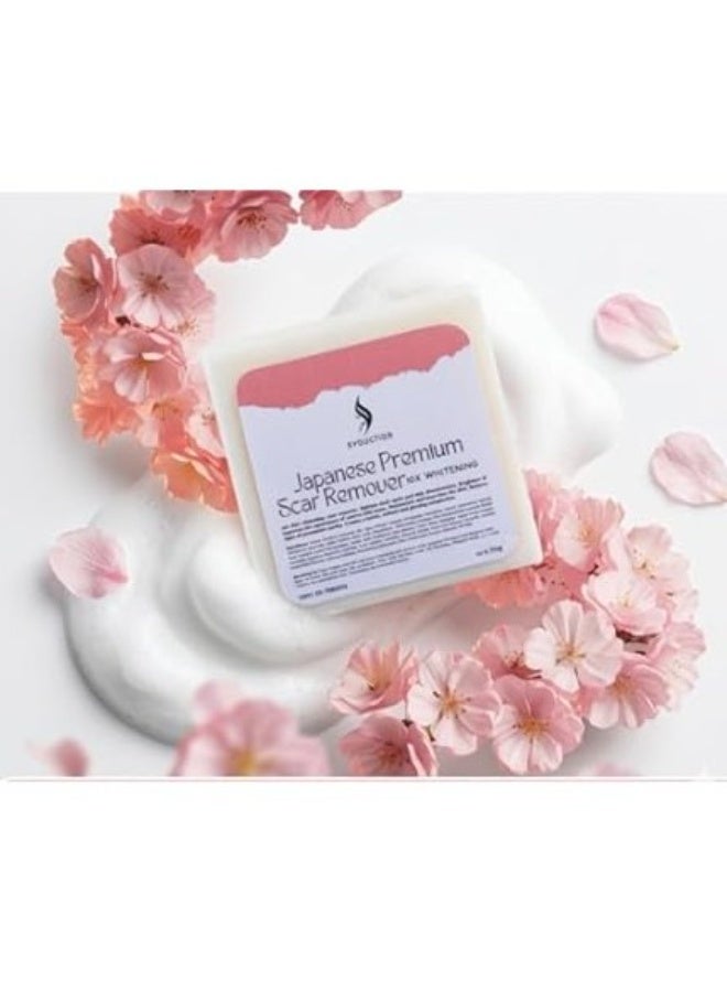 Syduction Japanese Premium 10X Whitening Soap 70g | Scar Care & Skin Brightening Soap for Dark Spots, Uneven Tone & Glowing Skin - Image 1