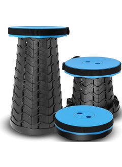ISTARA ISTARA Collapsible Compact Stool Portable Height Adjustable Stool for Kitchen Office Picnic Camping Garden Outdoor Sitting  - Image 1