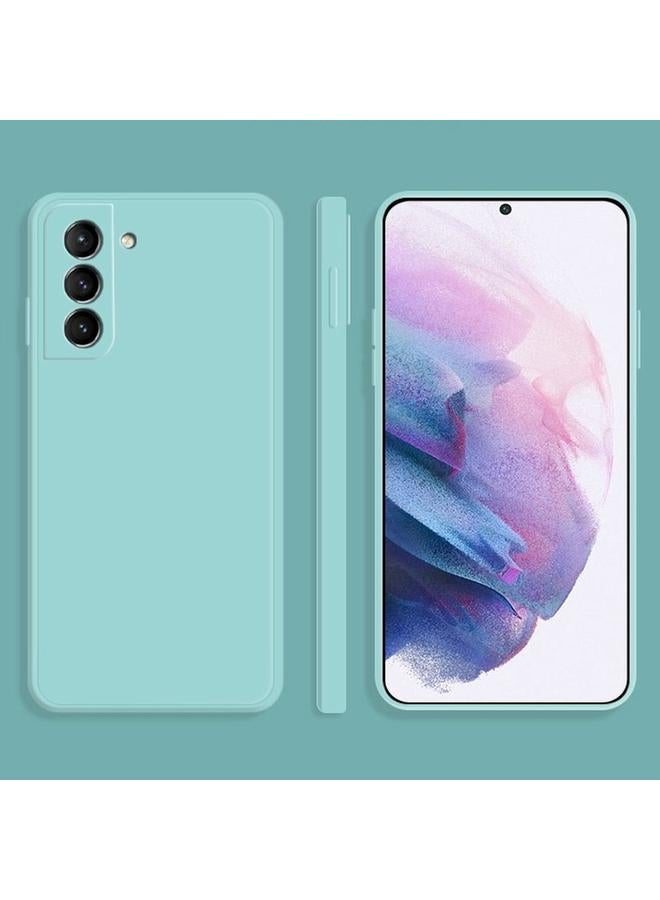 اس-توب جراب لهاتف Samsung Galaxy S21+ 5G بلون سادة من السيليكون السائل المقلد بحافة مستقيمة وغطاء حماية كامل مقاوم للسقوط - Image 1