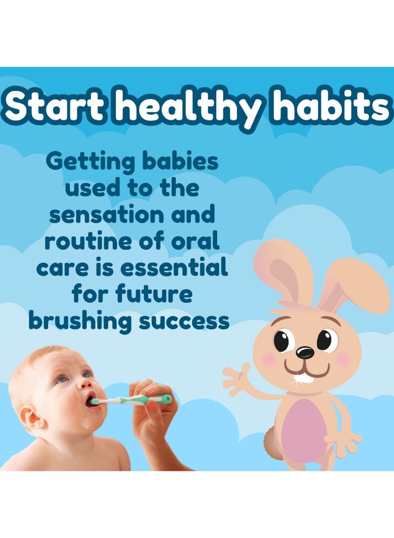 brush-baby مناديل الأسنان للأطفال من برش-بيبي، 28 قطعة - Image 5