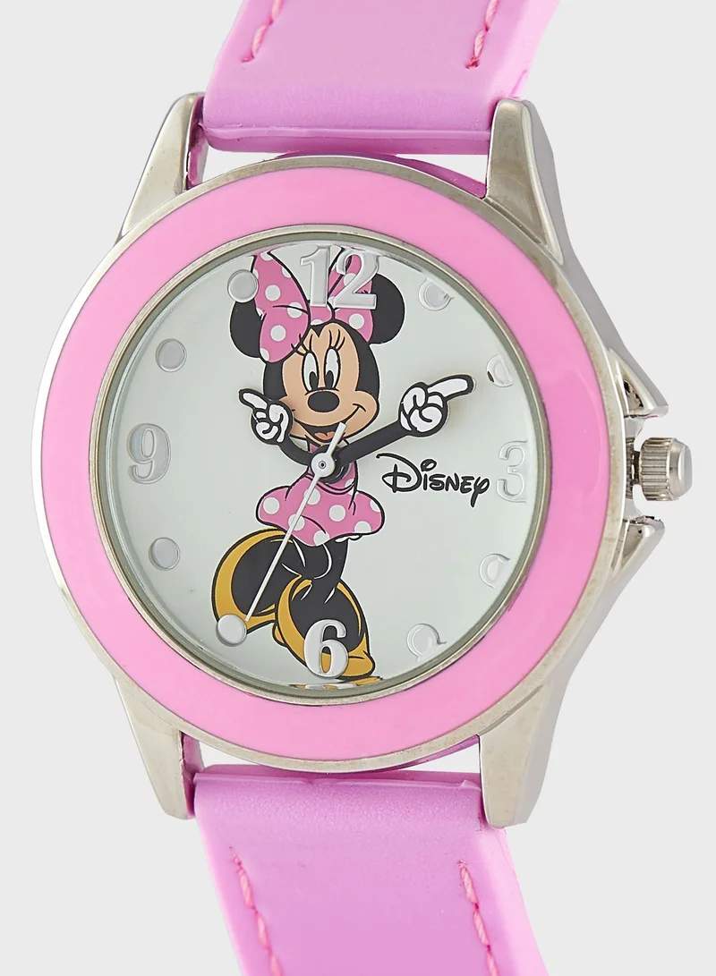 Disney Minnie Mouse Kids Minnie Mouse Analog Watch