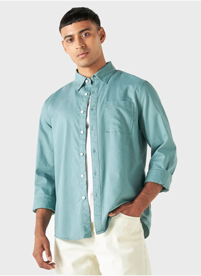 لي كوبر Regular Fit Button Down Shirt