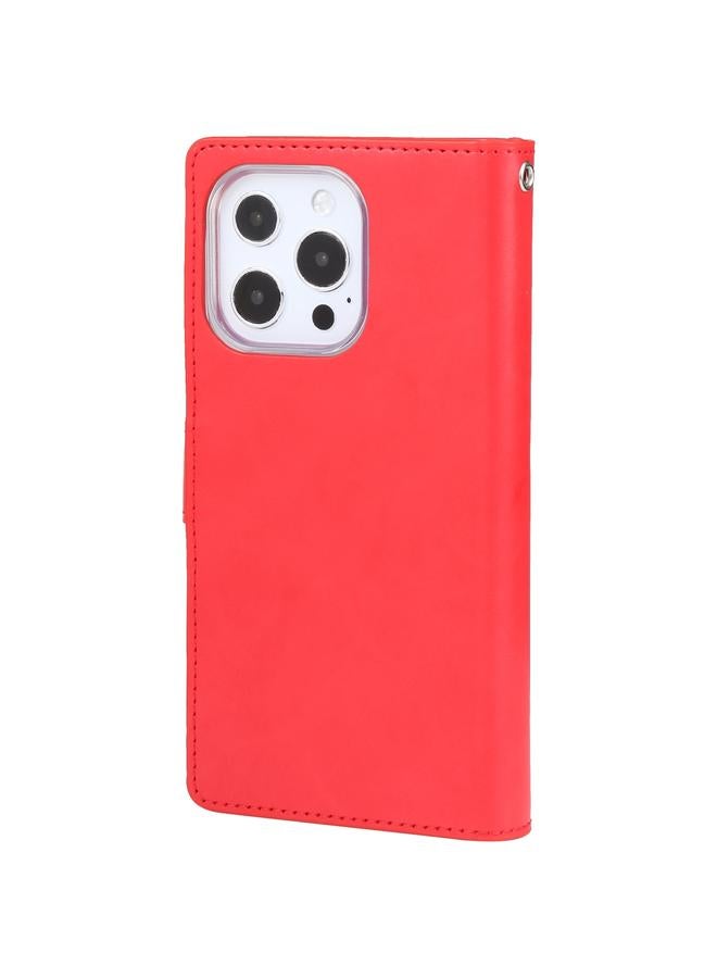 جوسبيري جراب جلدي لهاتف iPhone 14 Pro من MERCURY MANSOOR مزود بفتحات للبطاقات و9 فتحات - Image 3