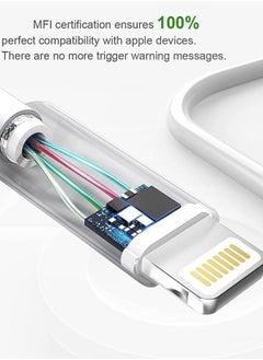 ZO7 Fast Charging Usb to iPhone PD Cable (mfi Certified)  Usb iPhone Cable Compatible for iPhone 15, 14 Pro/14 Pro Max/14 Plus/14/13/12/11/Xs, iPad Pro  - Image 2
