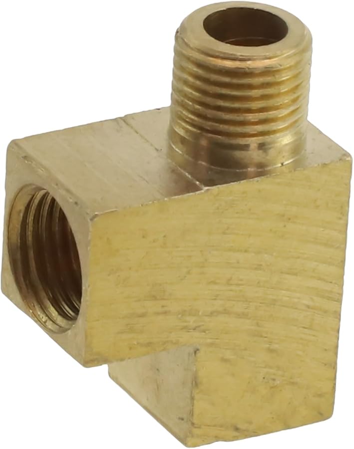 Brass M10x1 T Distributor Adapter For Oil Pressure Sensor And Gauge Retrofit - Image 4