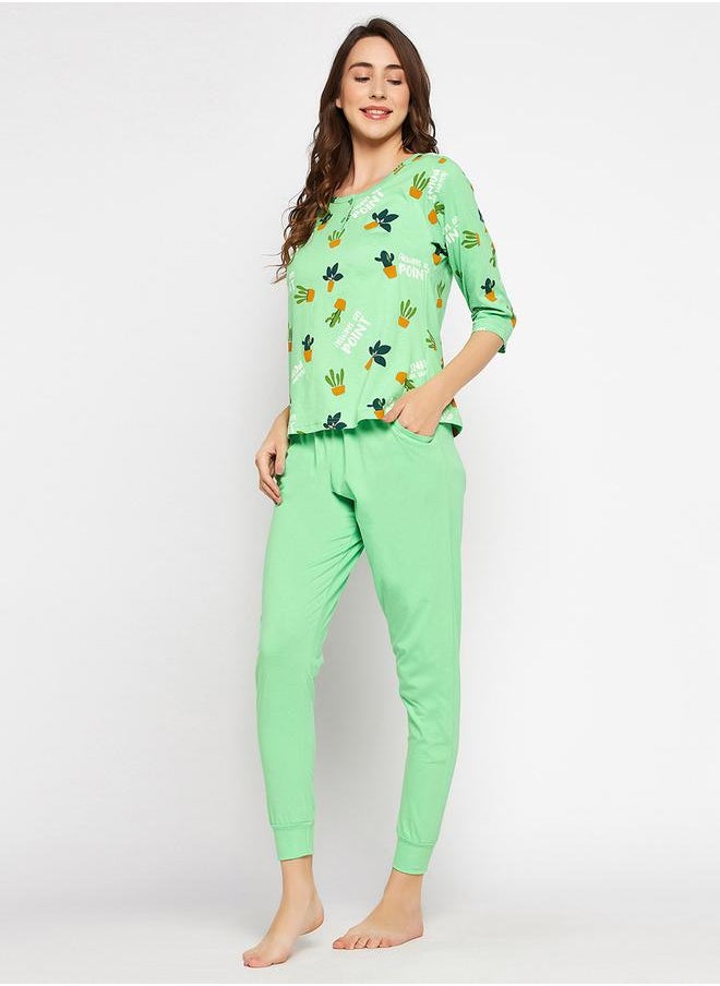 Cotton Cactus Print Top & Cuffed Pyjama Set - pzsku/Z0C0AC34EA0B8E3FA5AF4Z/45/_/1729844817/d28e8c86-a341-4fd3-8c69-d4496215e4af