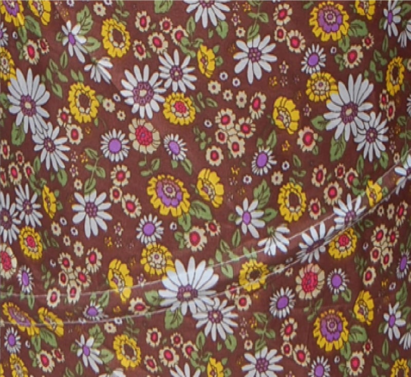 Winner 19 L Multicolor Polyester Floral Print Round Folding Laundry Bag 36 x 42 Brown  - Image 5
