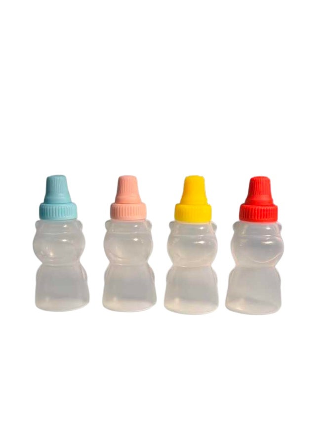 Generic - Empty Sauce Bottle Small Size Student to Take to Work Small Portable Soy Sauce Condiment Sauce Container (2 Pack) - Image 1