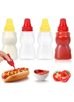 Generic Empty Sauce Bottle Small Size Student to Take to Work Small Portable Soy Sauce Condiment Sauce Container (2 Pack)  - Image 1