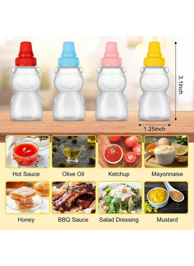 Generic - Empty Sauce Bottle Small Size Student to Take to Work Small Portable Soy Sauce Condiment Sauce Container (2 Pack) - Image 1