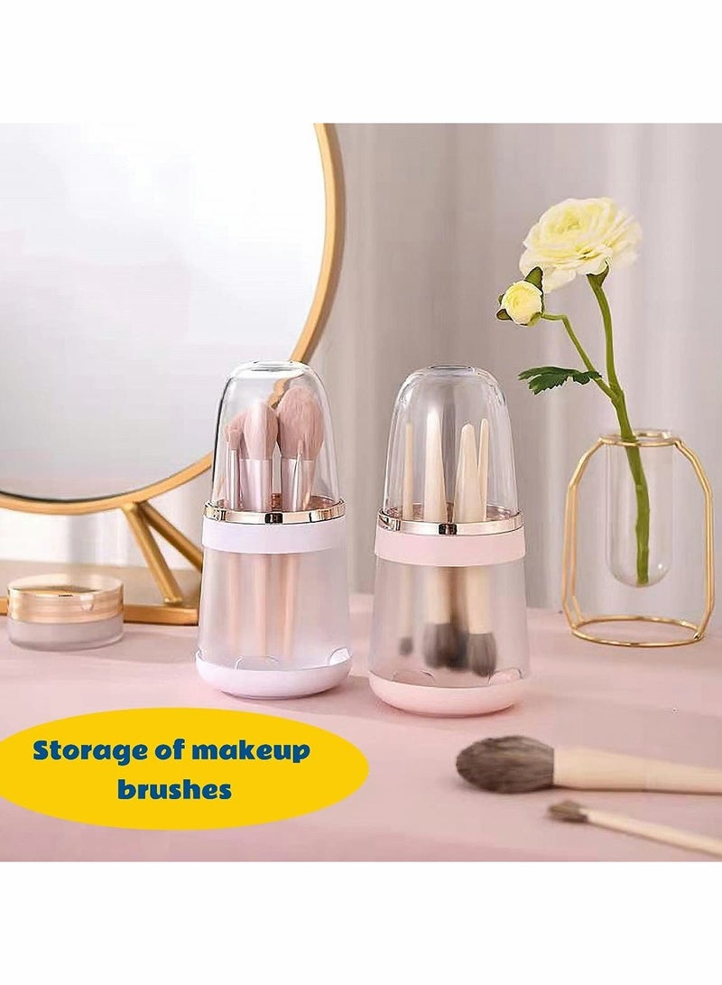 KASTWAVE Makeup Brush Holder Covered Makeup Brushes Case - Image 4