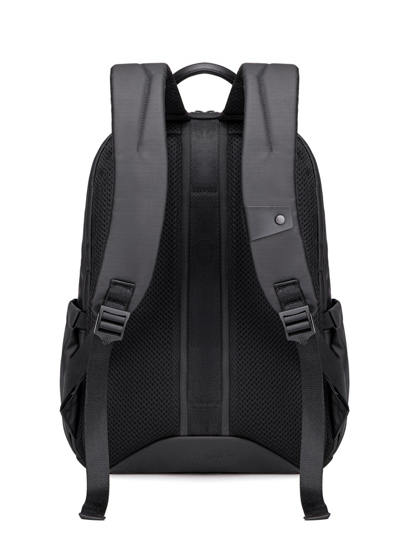ARCTIC HUNTER Premium Laptop Shoulder Backpack Water/Scratch Resistant Daypack for Men and Women B00536 Black - Image 4