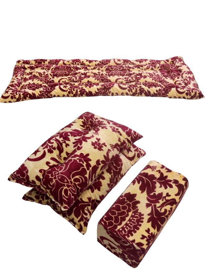 SMART HOME 4 in 1 Luxury Floor Seating Set - Heritage Arabic Majlis, Floor Sofa Set, Furniture for Majlis and Lounges - Image 3