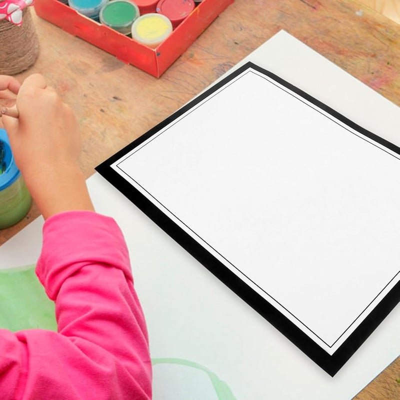 ورق رسم ملون سميك 10 أوراق كاردستوك فارغ لمشاريع الرسم والحرف الفنية - Image 5