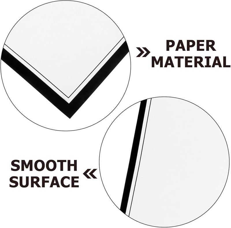 ورق رسم ملون سميك 10 أوراق كاردستوك فارغ لمشاريع الرسم والحرف الفنية - Image 4