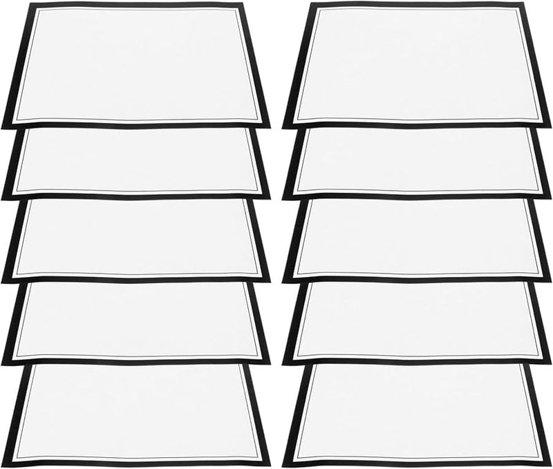 ورق رسم ملون سميك 10 أوراق كاردستوك فارغ لمشاريع الرسم والحرف الفنية - Image 2