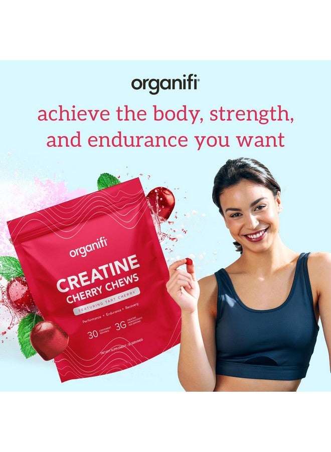 Organifi Organifi Creatine Chews - Premium Cherry Chews to Perform, Look, and Feel Better, 30-Day Supply - Image 3