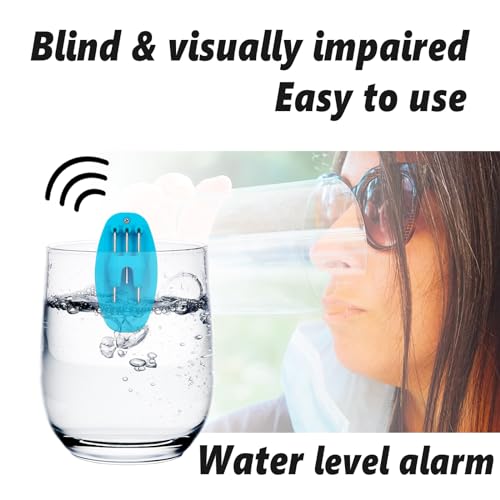 MAUJOY Liquid Level Indicator with Loud Audible Alarm to Signal Cup Mug Full for Blind or Visually Impaired,Cup & Mug Pouring Level Detector Beeper for Hot or Cold Drinks - Image 2