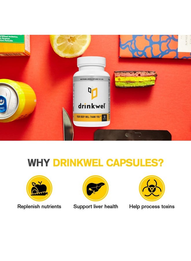 drinkwel for Liver Support & Detox Multivitamin, 90 Count (Pack of 1) - Image 2