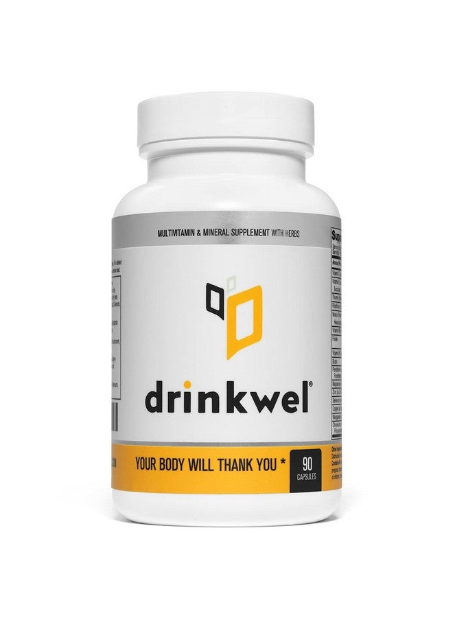 drinkwel for Liver Support & Detox Multivitamin, 90 Count (Pack of 1) - Image 1