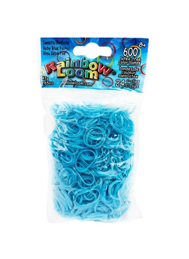 Rainbow Loom ® Sweets Collection: Fairy Baby Blue Rubber Bands With 24 Cclips (600 Count)  - Image 2