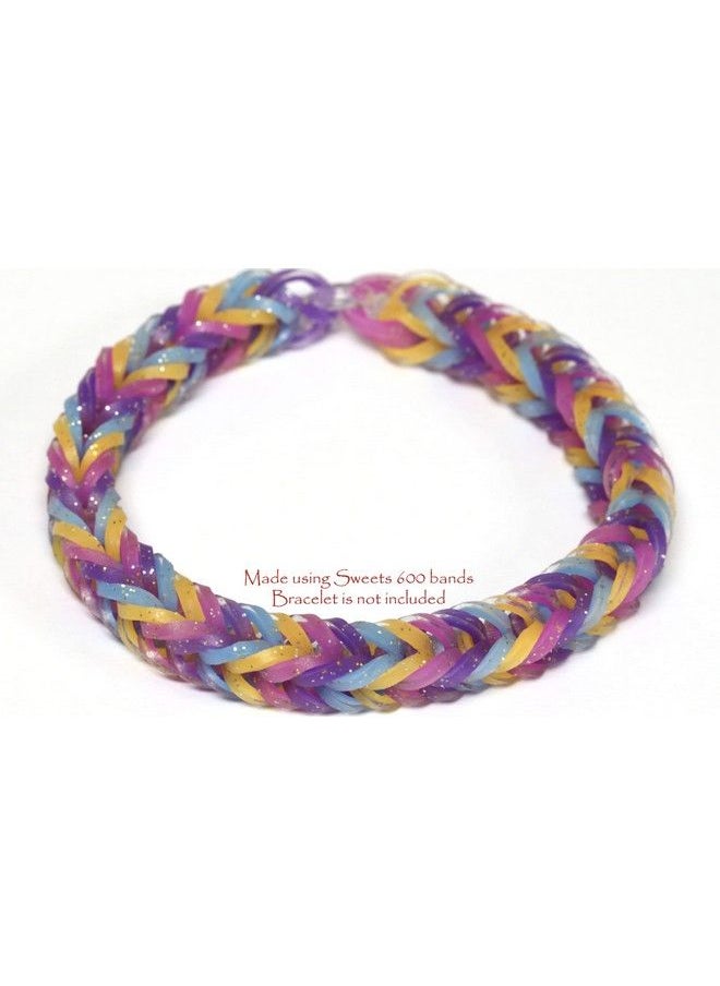 Rainbow Loom ® Sweets Collection: Fairy Baby Blue Rubber Bands With 24 Cclips (600 Count)  - Image 3