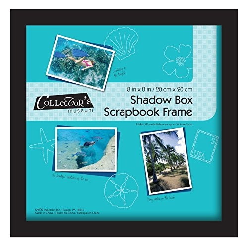 MCS 8x8 Inch Scrapbook Shadowbox Frame, Black (40393) - Image 5