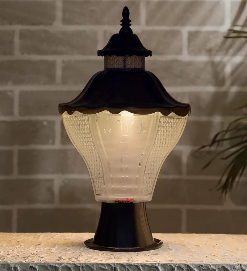 Azurite Azurite Polycarbonate Unbreakable 12W Led Main Gate LightLamps Waterproof Pillar LampGate Light for Home Outdoor Entrances  - Image 1