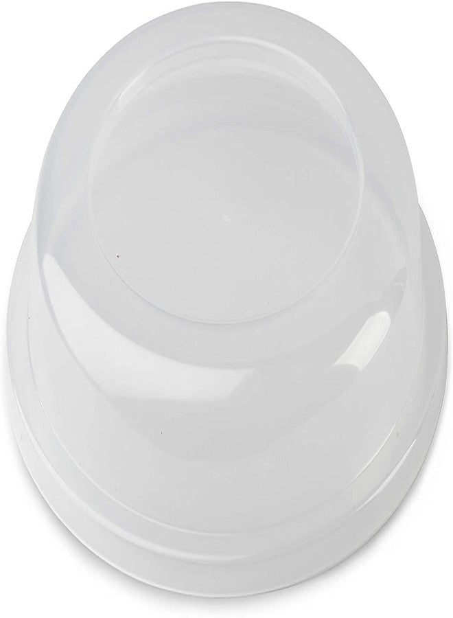 Providence Spillproof Independence Dishware Lid - Fits Scoop Plate, Partition Plate, Inner Lip Plate, Divided Plate - 9 Inch Diameter - 3 Pack - Image 2