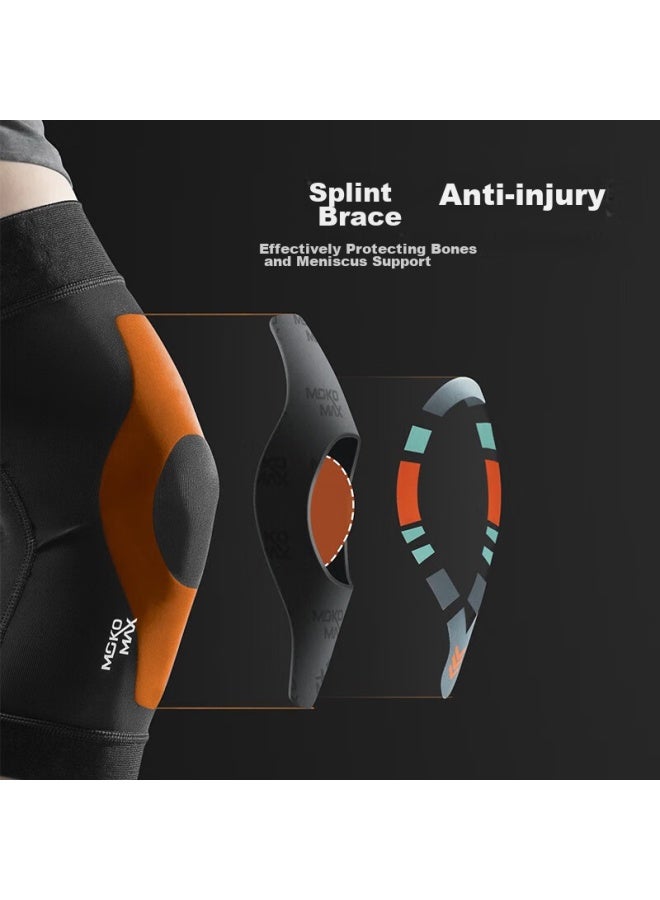 Moko Max Italian Knee Pads, Lightweight Summer Sports Knee Brace For Running, Suitable For Basketball, Badminton, Non-slip Knee Protection For Men And Women - Image 2