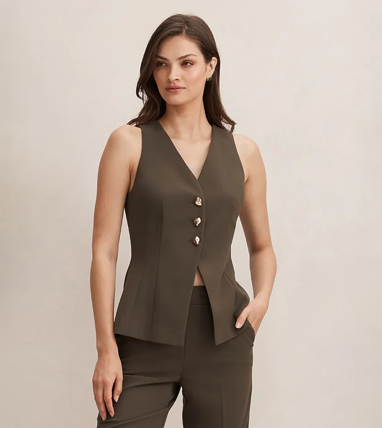 Forever New Larissa Longline Waistcoat
